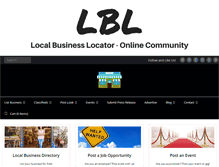 Tablet Screenshot of localbusinesslocator.com